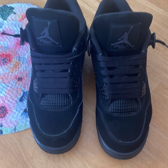 Jordan 4 black cats (got them off of goat) - Picture 5 of 5